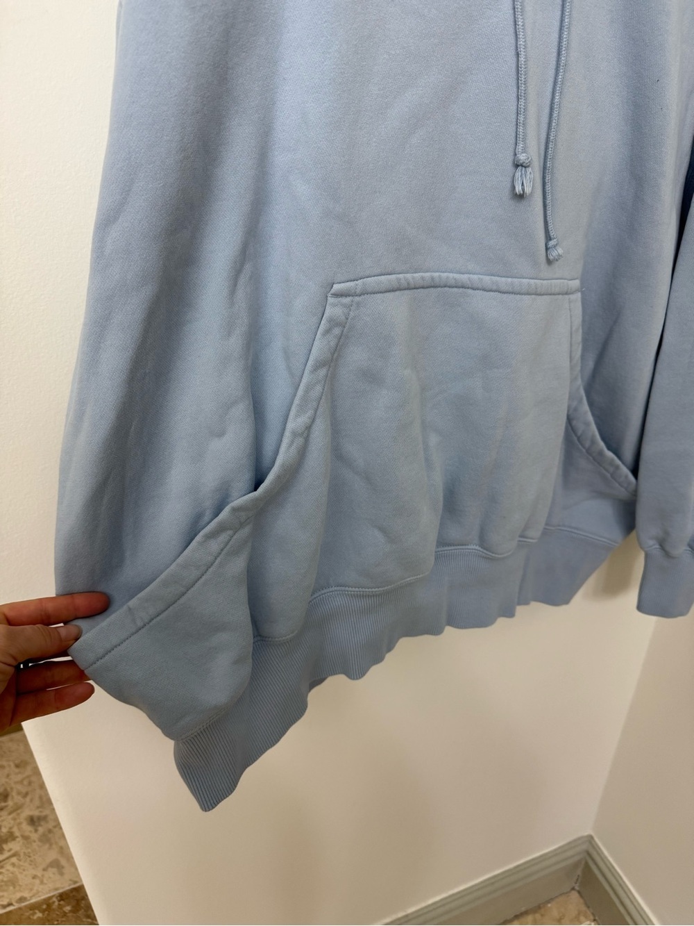 Nike Light Blue Pullover Hoodie - Picture 3 of 4